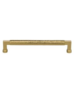 Heritage Brass Satin Brass Hammered Cabinet Pull 203mm