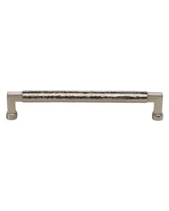 Heritage Brass Satin Nickel Hammered Cabinet Pull 203mm