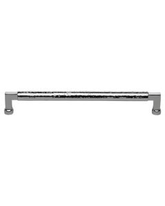 Heritage Brass Polished Chrome Hammered Cabinet Pull 254mm