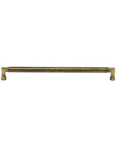 Heritage Brass Antique Brass Hammered Cabinet Pull 320mm