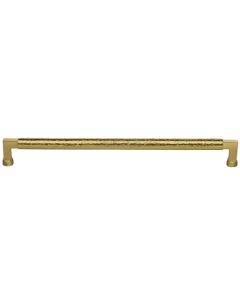 Heritage Brass Satin Brass Hammered Cabinet Pull 320mm
