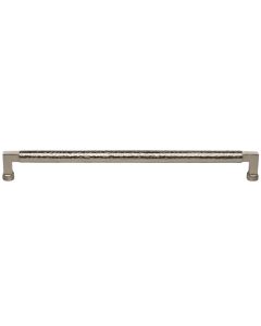 Heritage Brass Satin Nickel Hammered Cabinet Pull 320mm