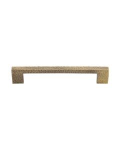 Heritage Brass Antique Brass Metro Cabinet Pull Hammered Design 160mm