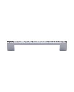 Heritage Brass Polished Chrome Metro Cabinet Pull Hammered Design 160mm