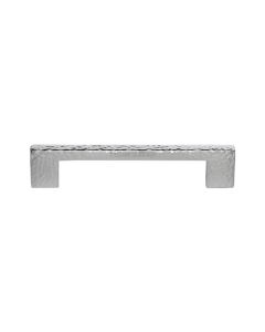 Heritage Brass Polished Chrome Metro Cabinet Pull Hammered Design 128mm