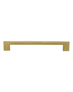 Heritage Brass Antique Brass Metro Cabinet Pull Hammered Design 192mm
