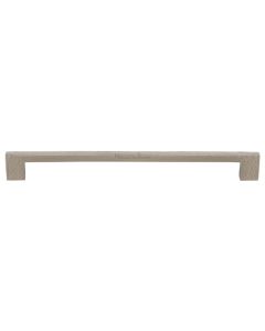 Heritage Brass Satin Nickel Metro Cabinet Pull Hammered Design 256mm