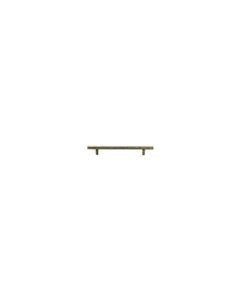 Heritage Brass Antique Brass T-Bar Cabinet Pull Hammered Design 128mm