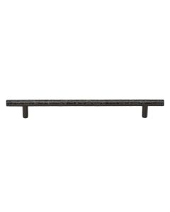Heritage Brass Matt Bronze T-Bar Cabinet Pull Hammered Design 203mm