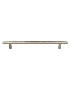 Heritage Brass Satin Nickel T-Bar Cabinet Pull Hammered Design 203mm