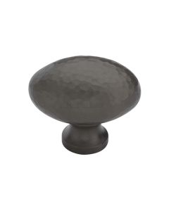 Heritage Brass Matt Bronze Ball Cabinet Knob Hammered Design 38mm