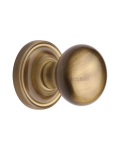 Heritage Brass Antique Brass Hampstead Door Knob on Rose
