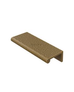 Heritage Brass Antique Brass Edge Pull Cabinet Handle Hammered Design - 40mm Width 100mm