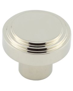 Hoxton Polished Nickel Nickel 30mm Cropley Cupboard Knob | HOX1030PN