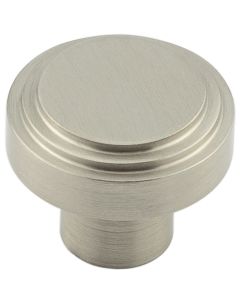 Hoxton Satin Nickel 30mm Cropley Cupboard Knob | HOX1030SN
