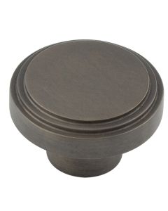 Hoxton Dark Bronze 40mm Cropley Cupboard Knob | HOX1040DB