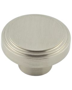Hoxton Satin Nickel 40mm Cropley Cupboard Knob | HOX1040SN
