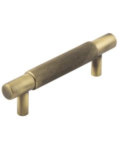 Hoxton Antique Brass Taplow 96mm Knurled Cabinet Handle | HOX2050AB