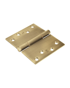 BLU Satin Brass 125 x 102mm Projection Hinge - Square Corner   |  HQ45-PSB