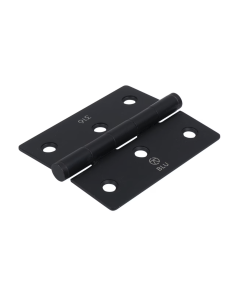 Matt Black 76 x 66mm Slim Knuckle Window Hinge - Square |  HY3-MSB