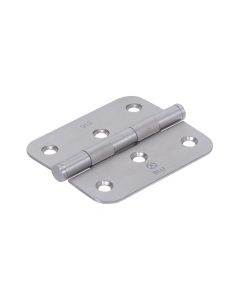 Satin Stainless Steel 76 x 66mm Slim Knuckle Window Hinge - Radius |  HY3R-SSS