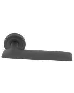 Set Manital Anthracite Hygge Lever Furniture on square rose | HYD5ANT