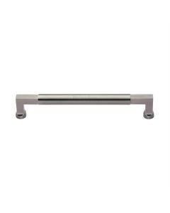Heritage Brass Satin Nickel Bauhaus Door Pull Handle 330mm