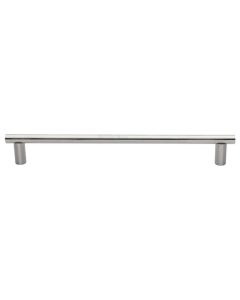 Heritage Brass Satin Nickel Round Bar Door Pull Handle 489mm