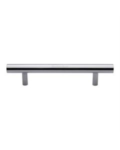 Heritage Brass Polished Chrome Bar Door Pull Handle 305mm