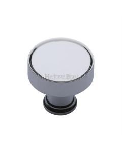 Heritage Brass Polished Chrome Florence Cabinet Knob 32mm