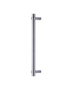 Heritage Brass Polished Chrome Industrial Door Pull Handle 353mm