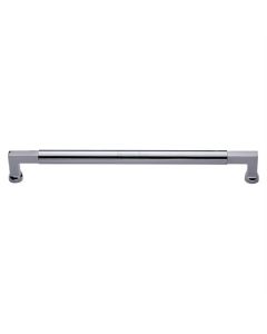 Heritage Brass Polished Chrome Bauhaus Door Pull Handle 483mm