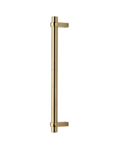 Heritage Brass Polished Brass Industrial Door Pull Handle 505mm