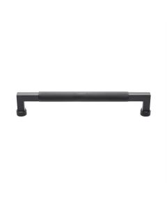 Heritage Brass Matt Bronze Bauhaus Knurled Door Pull Handle 330mm