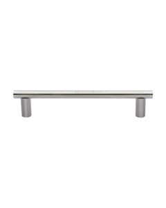 Heritage Brass Satin Nickel Round Bar Door Pull Handle 336mm