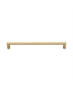 Heritage Brass Satin Brass Hexagonal Door Pull Handle 328mm