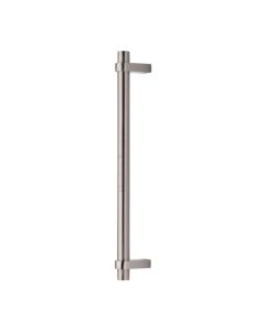 Heritage Brass Satin Nickel Industrial Door Pull Handle 353mm