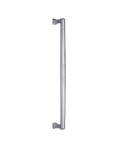 Heritage Brass Polished Chrome Deco Pull Handle 457mm
