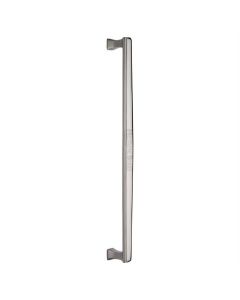 Heritage Brass Polished Nickel Finish Deco Pull Handle 457mm