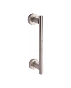 Heritage Brass Satin Nickel Classic Door Pull Handle 280mm