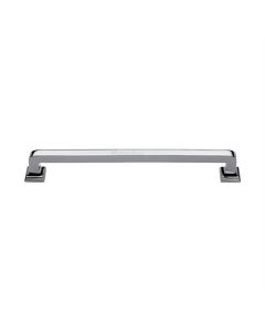 Heritage Brass Polished Chrome Square Vintage Pull 338mm