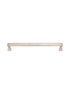 Heritage Brass Satin Nickel Pyramid Door Pull Handle 326mm