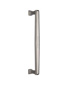Heritage Brass Polished Nickel Finish Deco Pull Handle 305mm