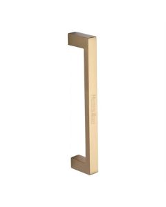 Heritage Brass Satin Brass Contemporary Door Pull Handle 245mm