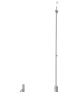 Hoppe Arrone Silver Extra Long Top Shoot Bolt | AR880-ELTS-SE