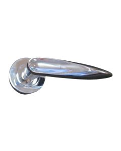 Carlisle Brass Polished Chrome Latch Furniture on Round Rose | SZA6021CP