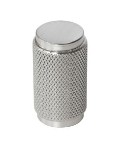 Satin Nickel 13.5mm Knurled Cupboard Knob