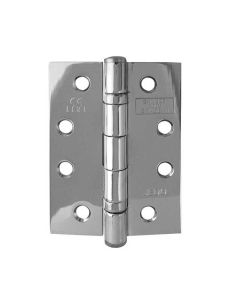 Frelan 102x76x2.7mm Polished Chrome Grade 11 steel ball bearing hinge