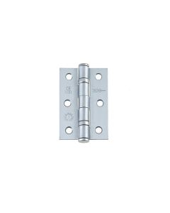 Frelan 76x50x2mm Satin Chrome Steel ball bearing hinge Grade 7