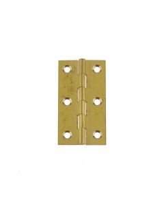 Frelan 63x35x1.5mm SOLID DRAWN BRASS HINGE